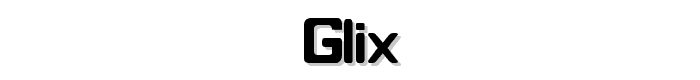 Glix font