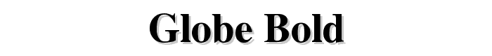 Globe%20Bold font