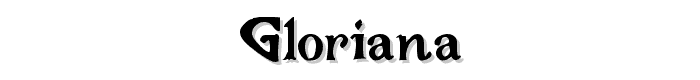 Gloriana font