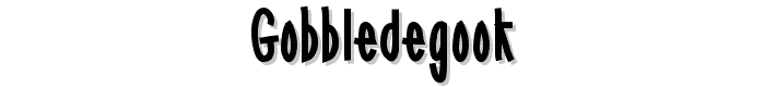 Gobbledegook font