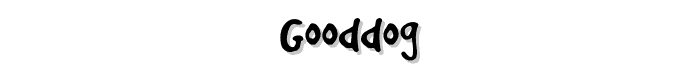 GoodDog font