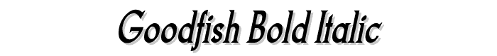 Goodfish%20Bold%20Italic font