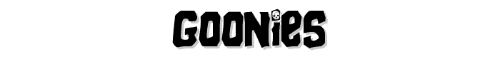 Goonies font