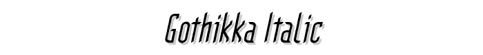 Gothikka%20Italic font