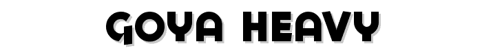 Goya%20Heavy font