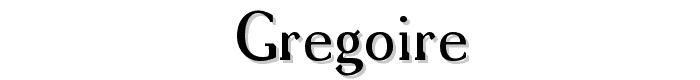 Gregoire font