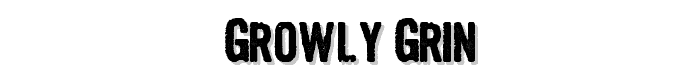 Growly%20Grin font