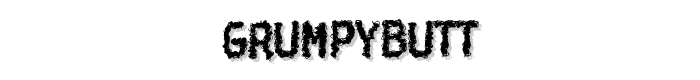 Grumpybutt font