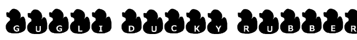 Gugli%20Ducky%20Rubber font