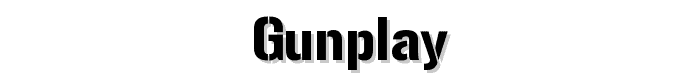 Gunplay font