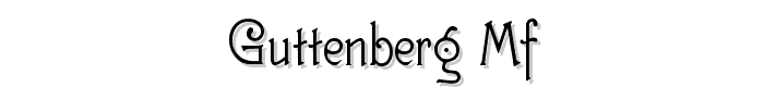 Guttenberg%20MF font