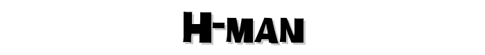 H-Man font