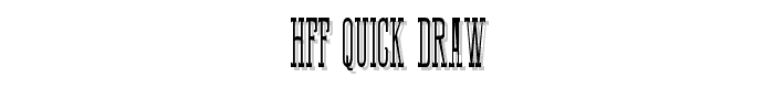 HFF%20Quick%20Draw font