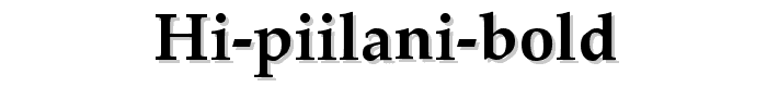 HI%20Piilani%20Bold font