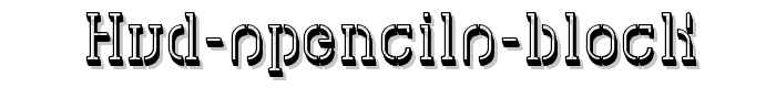 HVD%20Spencils%20Block font