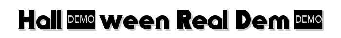 Halloween%20Real%20DEMO font