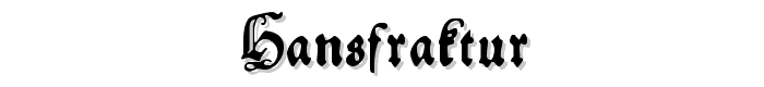 HansFraktur font