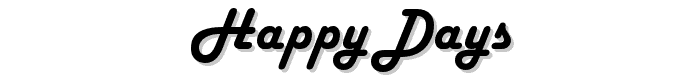 Happy%20Days font