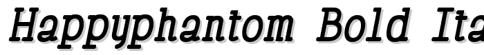 HappyPhantom%20Bold%20Italic font