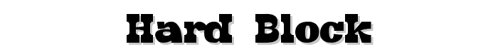 Hard%20Block font