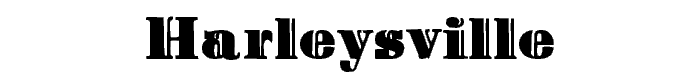 Harleysville font