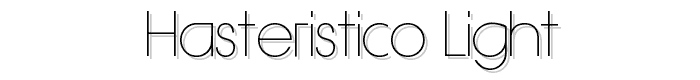 Hasteristico%20Light font