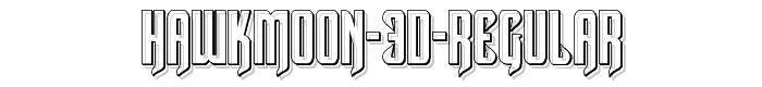 Hawkmoon%203D%20Regular font