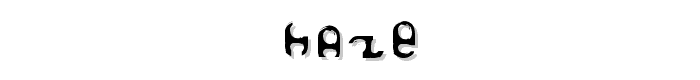 Haze font