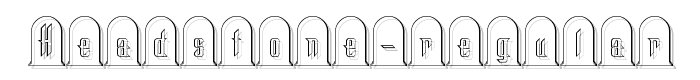 Headstone%20Regular font