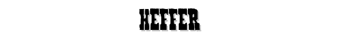 Heffer font