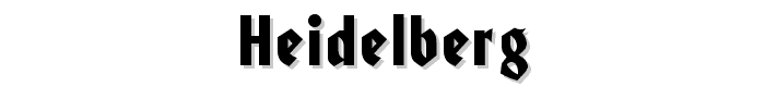 Heidelberg font