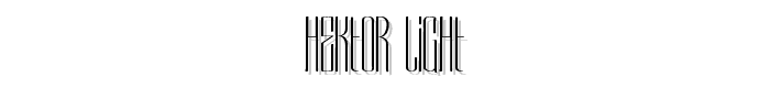 Hektor%20Light font