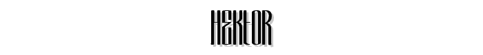 Hektor font