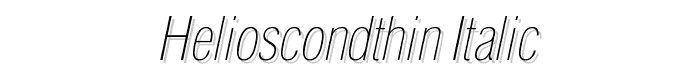 HeliosCondThin%20Italic font