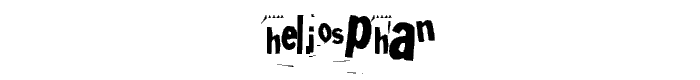 Heliosphan font