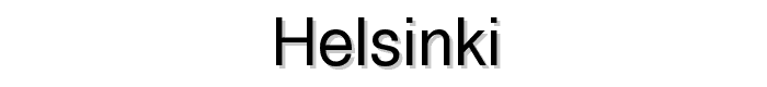 Helsinki font