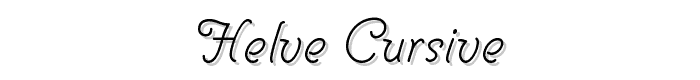 Helve%20Cursive font