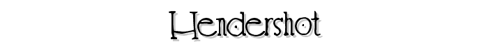 Hendershot font