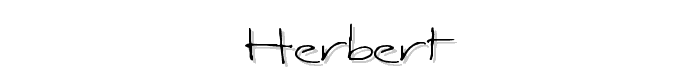 Herbert font