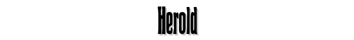 Herold font