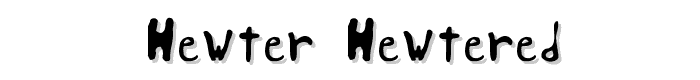 Hewter%20Hewtered font