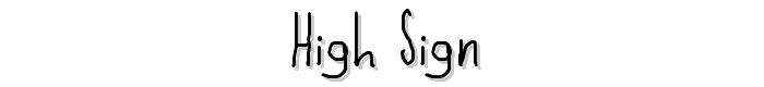 High%20Sign font