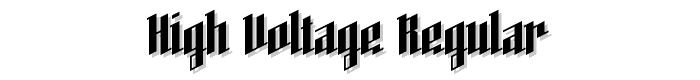 High%20Voltage%20Regular font