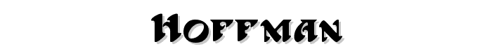 Hoffman font