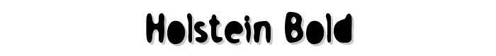 Holstein%20Bold font