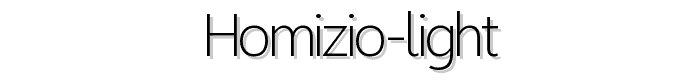 Homizio%20Light font