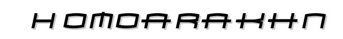 Homoarakhn font