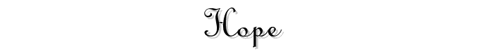 Hope font