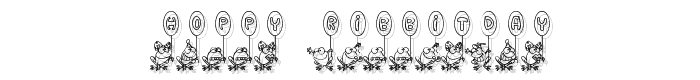 Hoppy%20Ribbitday font