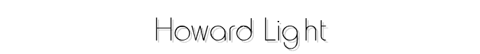 Howard-Light font